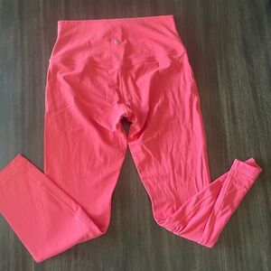 Lululemon Coral Red Tight Leggings 8